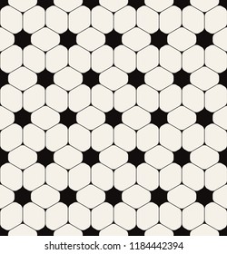 Vector seamless pattern. Modern stylish texture. Repeating geometric tiles with thin hexagonal grid. Contemporary graphic design.