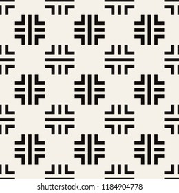 Vector seamless pattern. Modern stylish texture. Repeating geometric tiles with bold ractangular elements. Can be used as swatch for illustrator.