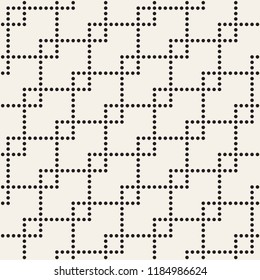 Vector seamless pattern. Modern stylish abstract texture. Repeating geometric tiles from striped elements