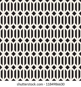 Vector seamless pattern. Modern stylish abstract texture. Repeating geometric tiles from striped elements Vector seamless pattern. Modern stylish abstract texture. Repeating geometric tiles from striped elements