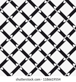  Vector seamless pattern. Modern stylish texture. Repeating geometric tiles with squares.
