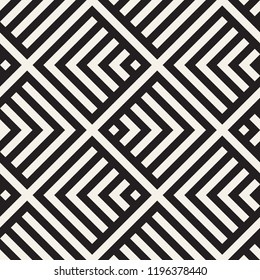 Vector seamless pattern. Modern stylish abstract texture. Repeating geometric tiles from striped elements Vector seamless pattern. Modern stylish abstract texture. Repeating geometric tiles from striped elements
