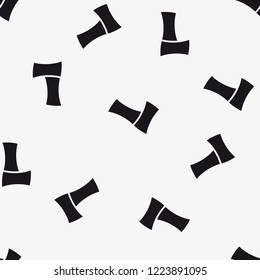 Vector seamless pattern. Modern stylish texture. Repetition of geometric tiles with an abstract hatchet design.