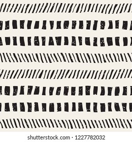 Vector seamless pattern. Modern stylish abstract texture. Repeating geometric tiles from striped elements