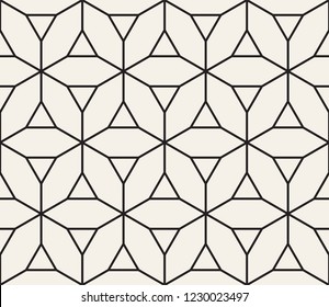 Vector seamless pattern. Modern stylish abstract texture. Repeating geometric tiles from striped elements Vector seamless pattern. Modern stylish abstract texture. Repeating geometric tiles from striped elements
