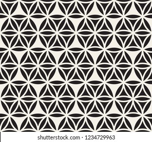 Vector seamless pattern. Modern stylish abstract texture. Repeating geometric tiles from striped elements