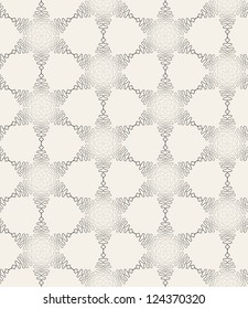 Vector seamless pattern. Modern stylish texture. Repeating geometric tiles