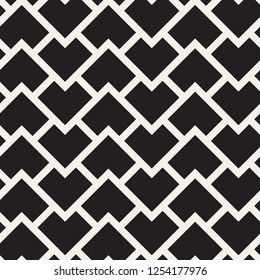 Vector seamless pattern. Modern stylish abstract texture. Simple repeating geometric zigzag lines.