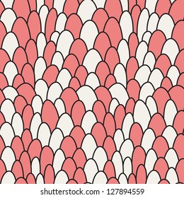 Vector seamless pattern. Modern stylish texture. Endless abstract background