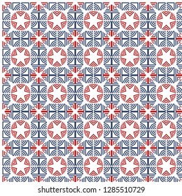 Vector seamless pattern. Modern stylish texture. Repeating geometric grid.  Trendy hipster sacred geometry. - Vector