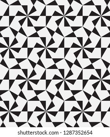  Vector seamless pattern. Modern stylish texture. Repeating geometric tiles with triangles.