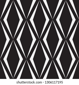  Vector seamless pattern. Modern stylish texture. Repeating geometric tiles with a grid of rhombuses.