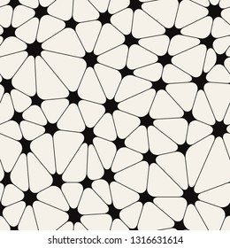 Vector seamless pattern. Modern stylish texture with triangular smooth grid. Repeating abstract background