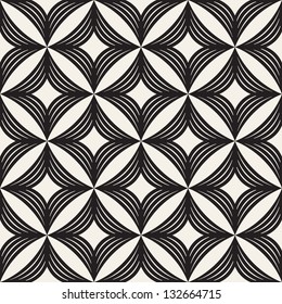 Vector seamless pattern. Modern stylish texture. Repeating geometric tiles