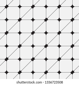  Vector seamless pattern. Modern stylish texture. Repeating geometric tiles with squares.