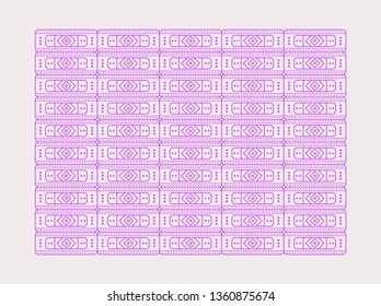 Vector seamless pattern. Modern stylish texture. Simple graphic design. Trendy hipster sacred geometry. line - Vector