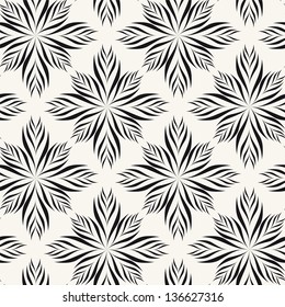 Vector seamless pattern. Modern stylish texture. Repeating geometric tiles