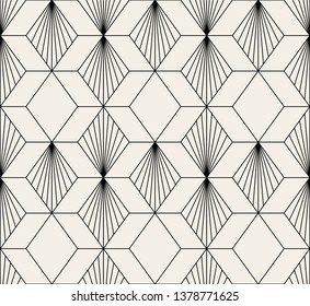 Vector seamless pattern. Modern stylish texture. Repeating geometric background with rhombus