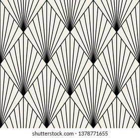 Vector seamless pattern. Modern stylish texture. Repeating geometric background with rhombus