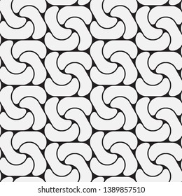 Vector seamless pattern. Modern stylish texture. Repeating geometric tiles.