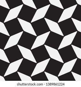  Vector seamless pattern. Modern stylish texture. Repeating geometric tiles with dancing squares.