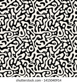 Vector seamless pattern. Modern stylish texture with smooth natural maze. Repeating abstract  tileable background. Compound organic shapes. Trendy surface design.