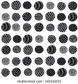 vector seamless pattern. modern stylish texture. repeating abstract background 