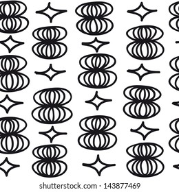 vector seamless pattern. modern stylish texture. repeating abstract background