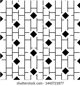 Vector seamless pattern. Modern stylish texture. Repeating geometric