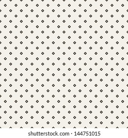 Vector seamless pattern. Modern stylish texture. Repeating geometric tiles with dotted rhombus