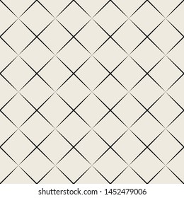 Vector seamless pattern. Modern stylish texture. Repeating geometric tiles of rhombuses