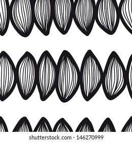 Vector seamless pattern. Modern stylish texture. Repeating abstract background
