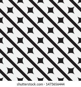  Vector seamless pattern. Modern stylish texture. Repeating geometric tiles from smooth elements.