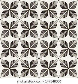 Vector seamless pattern. Modern stylish texture. Repeating geometric tiles