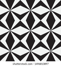  Vector seamless pattern. Modern stylish texture. Repeating geometric tiles with a grid of rhombuses.