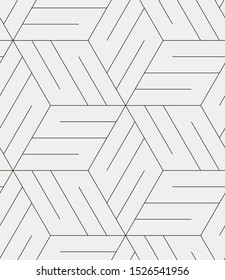  Vector seamless pattern. Modern stylish texture. Repeating geometric tiles with a grid of rhombuses.