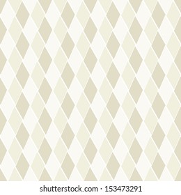 Vector seamless pattern. Modern stylish texture. Repeating geometric tiles with rhombuses. Subtle repeating background