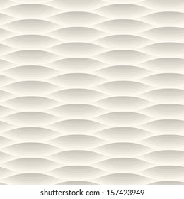 Vector seamless pattern. Modern stylish texture of volume mesh. Subtle abstract background