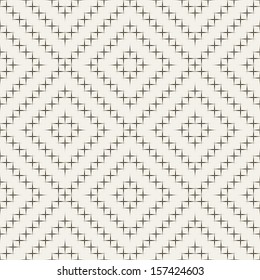 Vector seamless pattern. Modern stylish texture. Repeating geometric tiles of rhombuses