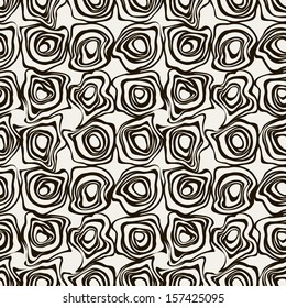 Vector seamless pattern. Modern stylish texture. Endless abstract background