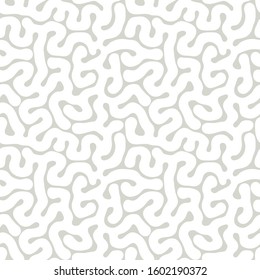 Vector seamless pattern. Modern stylish texture. Subtle abstract background. Bionic natural texture.