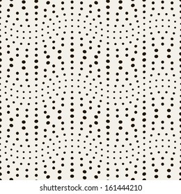 Vector seamless pattern. Modern stylish texture. Repeating geometric tiles with dotted zigzag