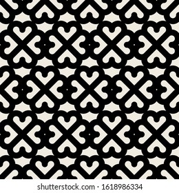 Vector seamless pattern. Modern stylish texture. Repeating geometric background with bold trellis. Simple minimal print.