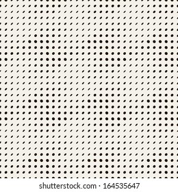 Vector seamless pattern. Modern stylish texture. Repeating geometric tiles with distorted polka dot