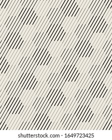 Patrón veloz. Textura moderna y elegante. Fondo geométrico repetitivo. Cuadrícula hexagonal rayada. Diseño gráfico lineal.
