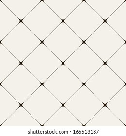 Vector seamless pattern. Modern stylish texture. Repeating geometric tiles with smooth rhombuses