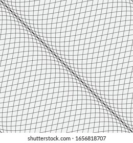  Vector seamless pattern. Modern stylish texture with wavy stripes. Geometric abstract background.