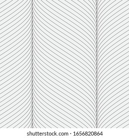  Vector seamless pattern. Modern stylish texture with wavy stripes. Geometric abstract background.