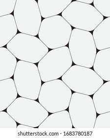  Vector seamless pattern. Modern stylish texture. Repeating geometric hexagons.