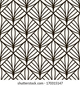 Vector seamless pattern. Modern stylish texture. Repeating geometric tiles